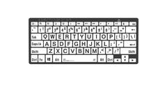 LogicKeyboard Bluetooth Large Print Braille Black on White,  PC & MAC