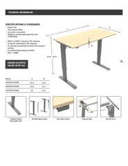 HighRise Electric Adjustable Sit/Stand Desk