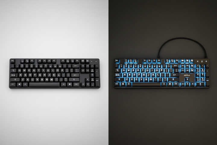 LogicKeyboard Large Print Keyboard Comparison: Bluetooth vs ASTRA 2 Backlit — Which Is Right for You?