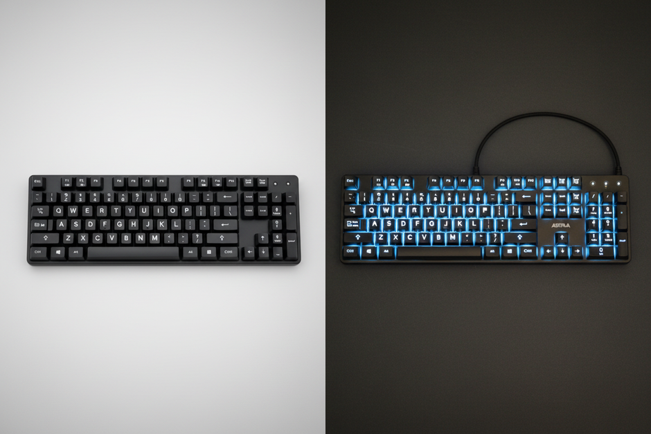 LogicKeyboard Large Print Keyboard Comparison: Bluetooth vs ASTRA 2 Backlit — Which Is Right for You?