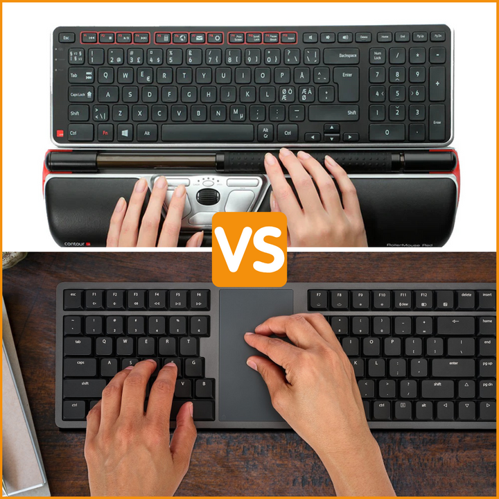 Contour Design RollerMouse vs. Kinesis FORM Split Touchpad Keyboard. What is better for you?