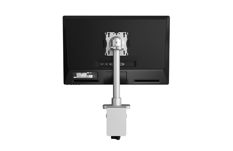 Workrite Conform Dual static monitor arm with VESA compatible mounting