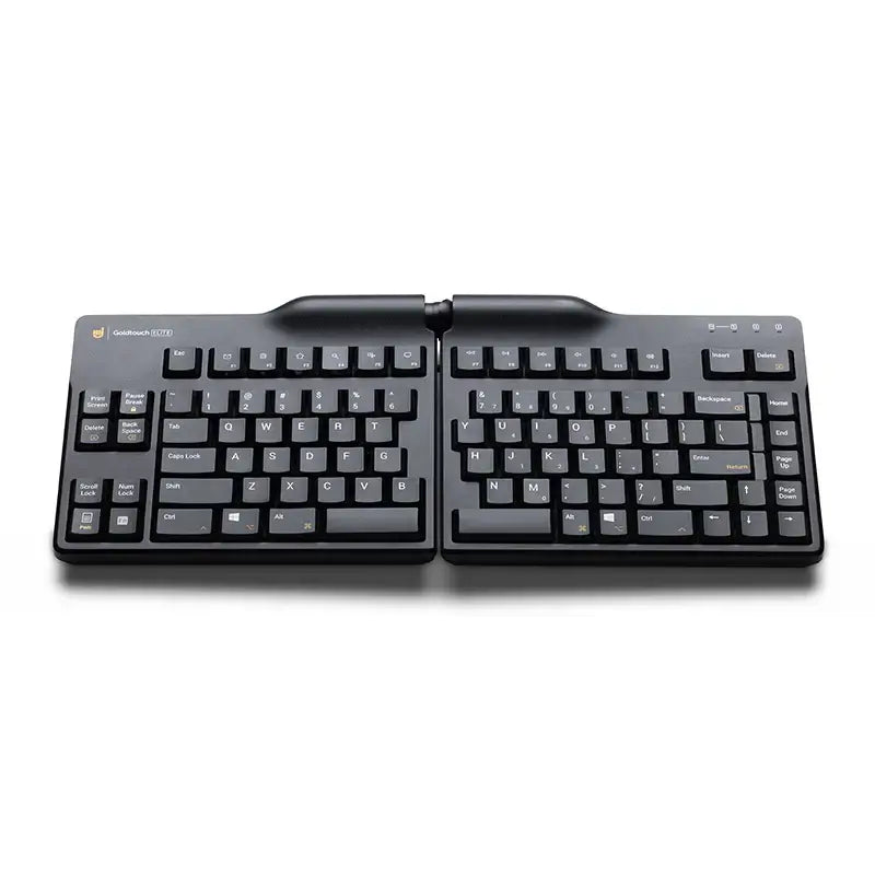 Goldtouch Elite Adjustable Ergonomic Keyboard GTE-08899 with flexible layouts and improved handle for PC and Mac devices.