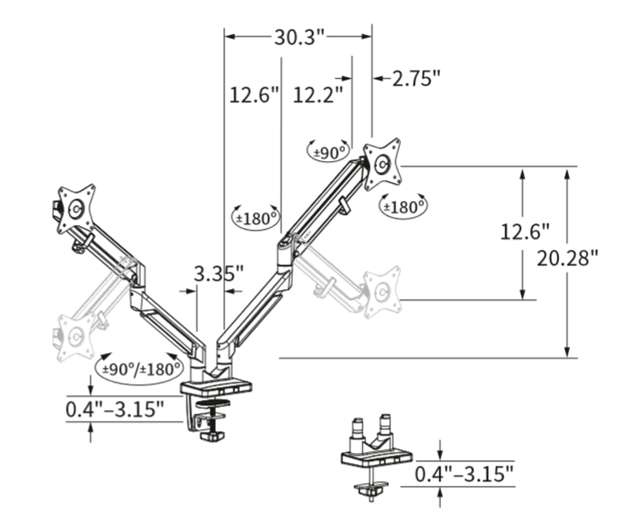 JIBE Dual Monitor Arm | Ergonomic Articulating Arm | Ask Ergo Works