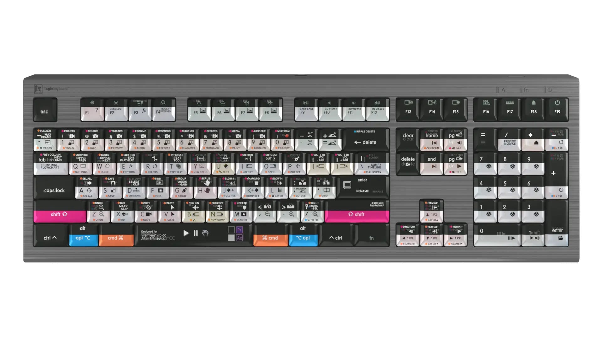 LogicKeyboard  Adobe Filmmaker Pr+Ae Astra 2 MAC US LKB-AEPP-A2M-US