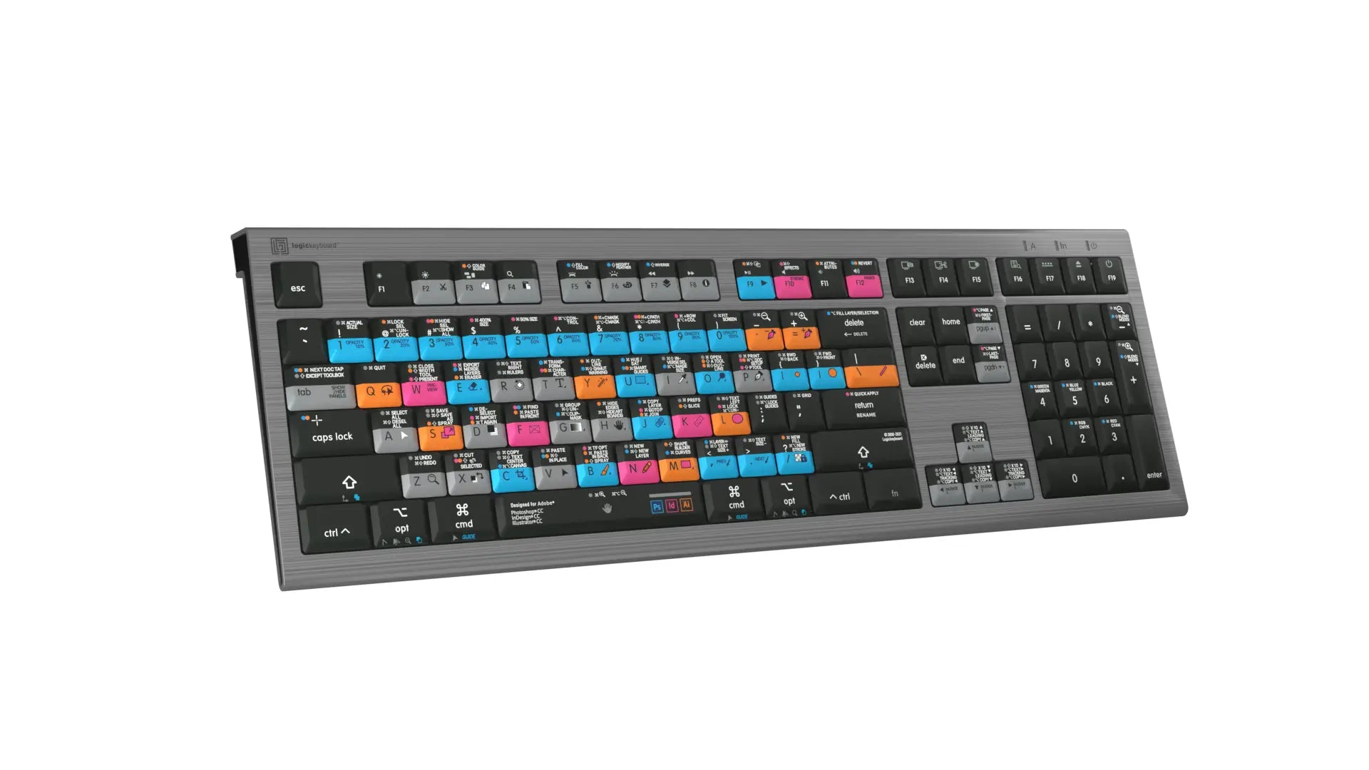 LogicKeyboard Adobe Grap. Des. Ps+Id+Ai Mac US ASTRA 2 LKB-AGDA-A2M-US