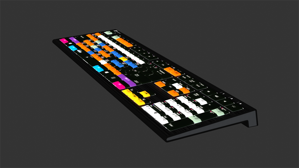 LogicKeyboard LargePrint White on Black LKB-LPWB-BTPC-US