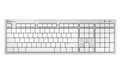 Logickeyboard Braille ALBA Slimline Keyboard – Mac American English, LKB-BRAILLE-CWMU-US