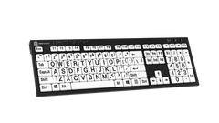 LogicKeyboard Braille and Largeprint - PC Nero Keyboard LKB-BRALPBW-BJPU-US
