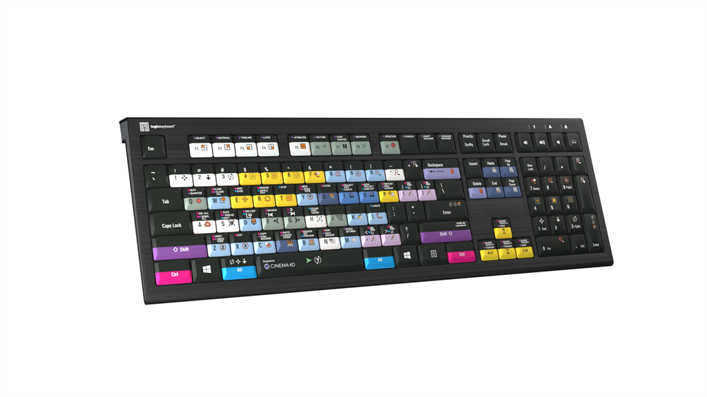 LogicKeyboard Cinema 4D R20 PC Astra 2 US  LKB-C4DB-A2PC-US