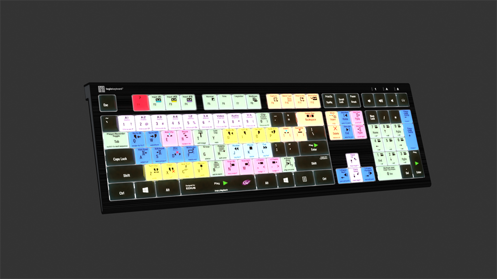 LogicKeyboard LargePrint White on Black LKB-LPWB-BTPC-US