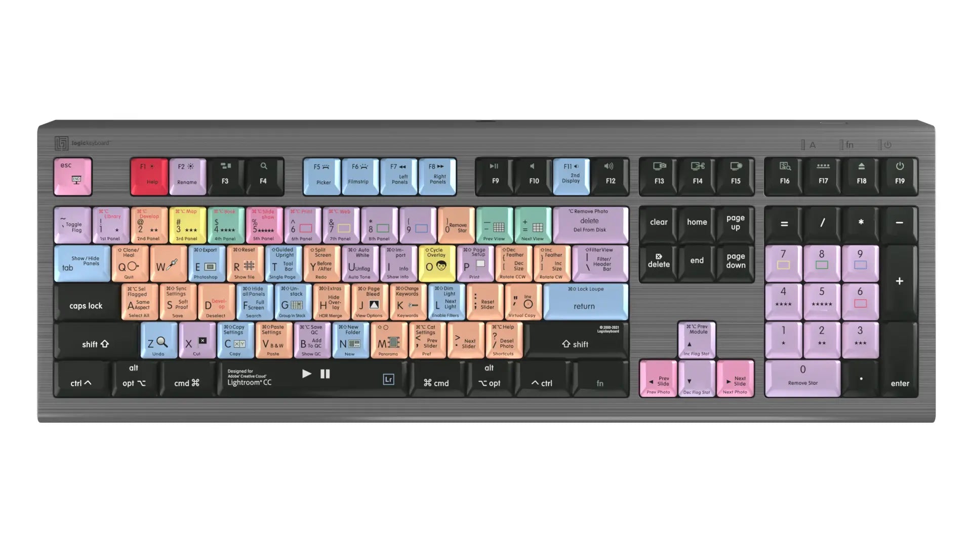 LogicKeyboard Adobe LightRoom CC/6 MAC Astra 2 US LKB-LGTRCC-A2M-US