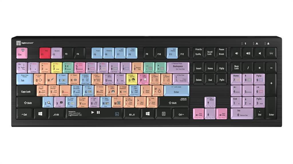 LogicKeyboard Adobe LightRoom CC/6 PC Astra 2 US LKB-LGTRCC-A2PC-US