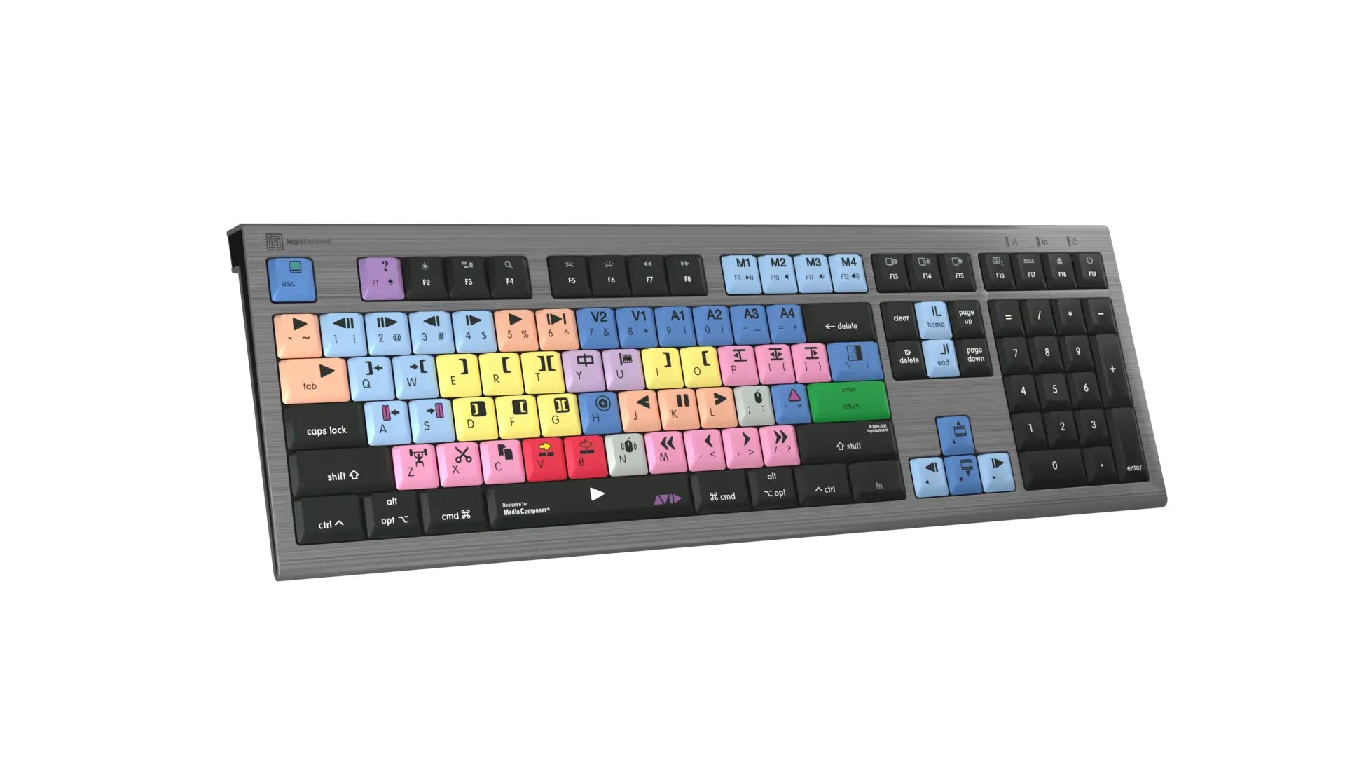 LogicKeyboard Avid Media Composer MAC Astra 2 US  LKB-MCOM4-A2M-US