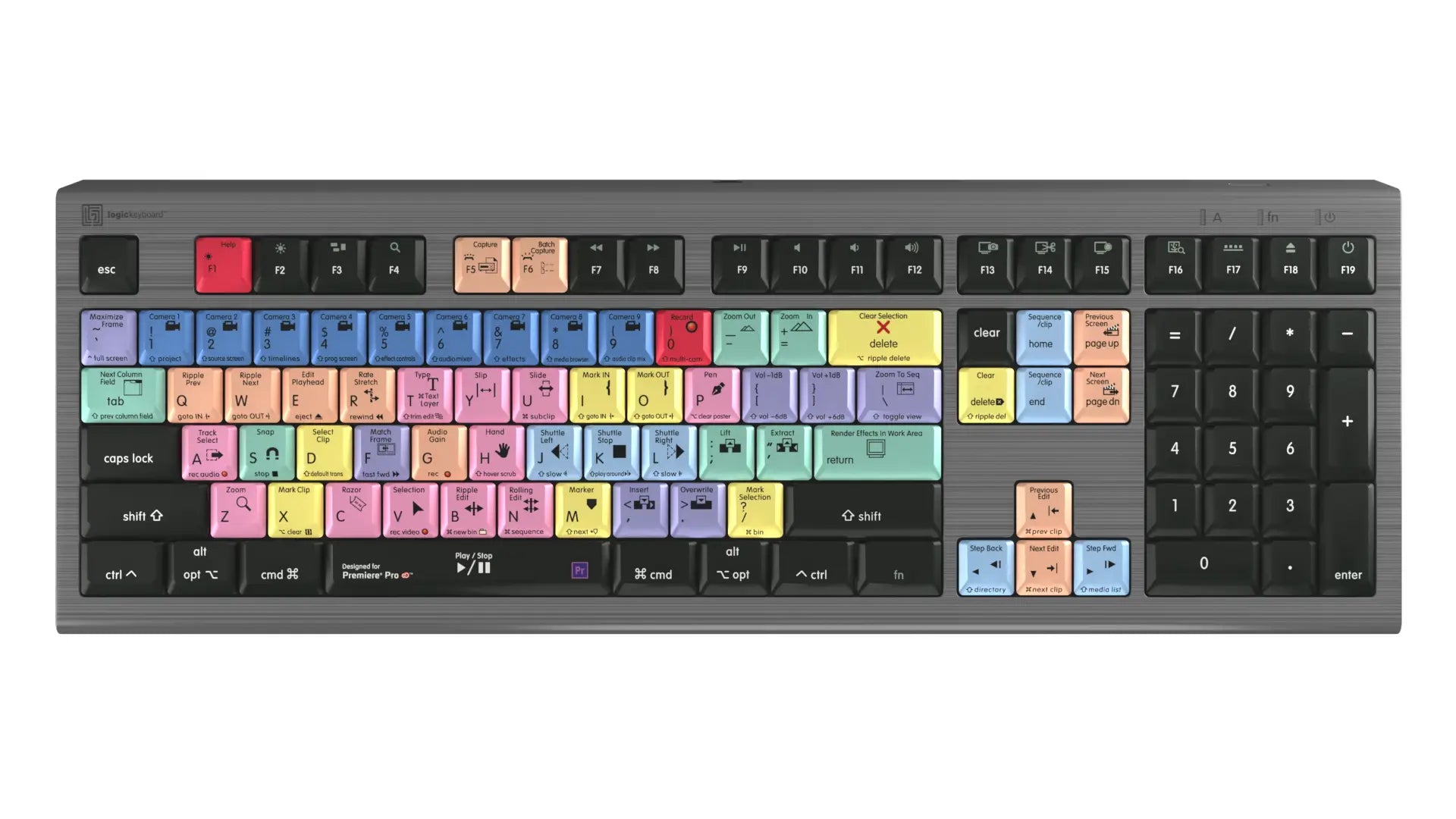 LogicKeyboard  Adobe Premiere Pro CC Astra 2 MAC US LKB-PPROCC-A2M-US