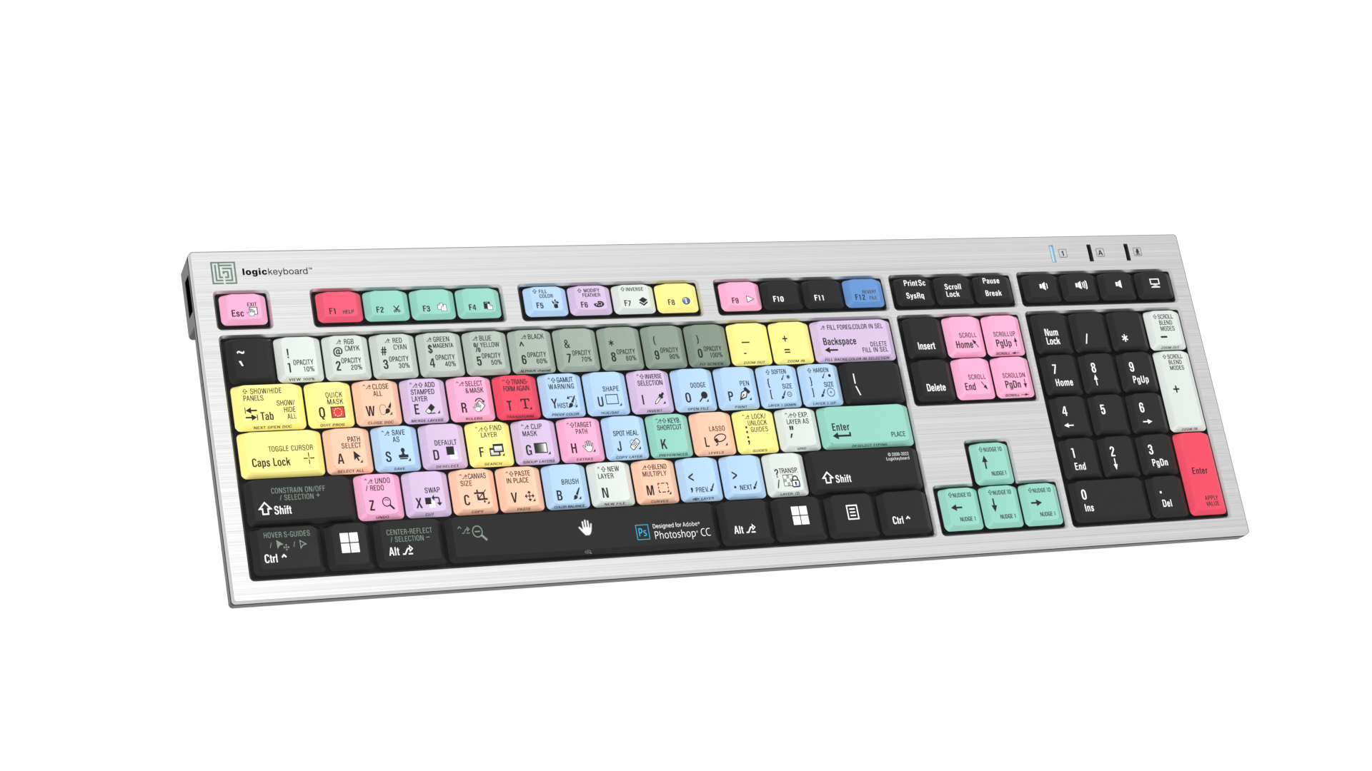 LogicKeyboard Adobe PhotoShop CC PC Slim Line US LKBU-PHOTOCC-AJPU-US