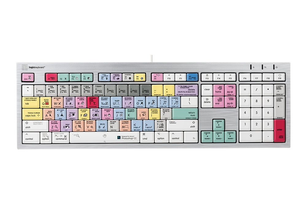 LogicKeyboard Adobe PhotoShop CC ALBA Mac Pro US LKBU-PHOTOCC-CWMU-US