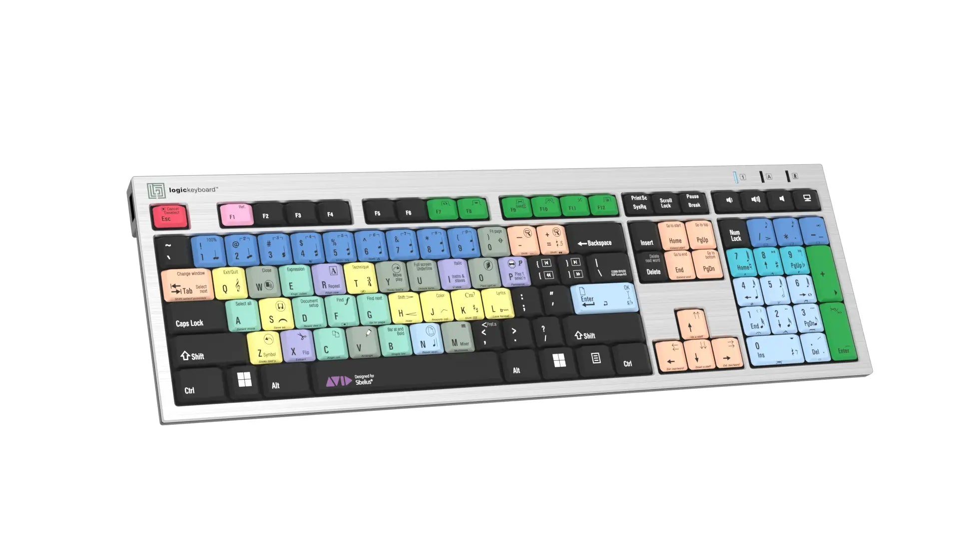 LogicKeyboard Avid Sibelius 7 PC Slim Line US LKBU-SIB-AJPU-US