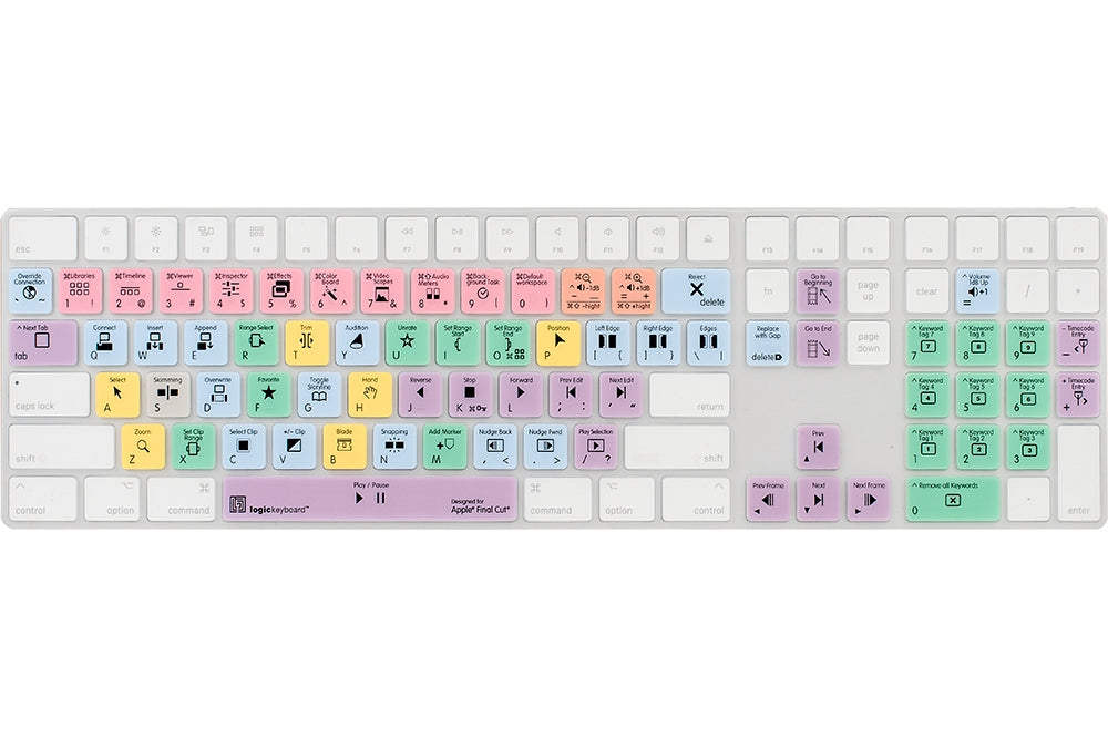 LogicKeyboard Apple Final Cut Pro X Magic Full Size US LS-FCPX10-MGFS-US