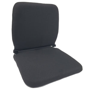 McCarty's Sacro-Ease® MSE8 Extra Heavy Lumbar & Seat Support – 3/4 Front View | Back and Seat Cushion System for Office Chair