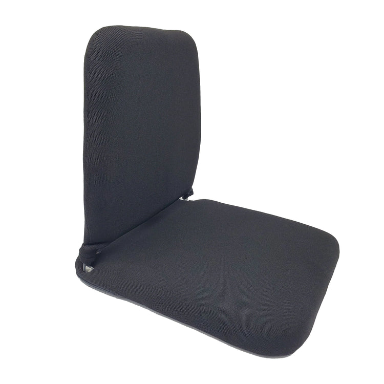 McCarty's Sacro-Ease® MSE8 Extra Heavy Lumbar Support – 3/4 Rear Angle | Tall Back Panel with Integrated Seat Cushion