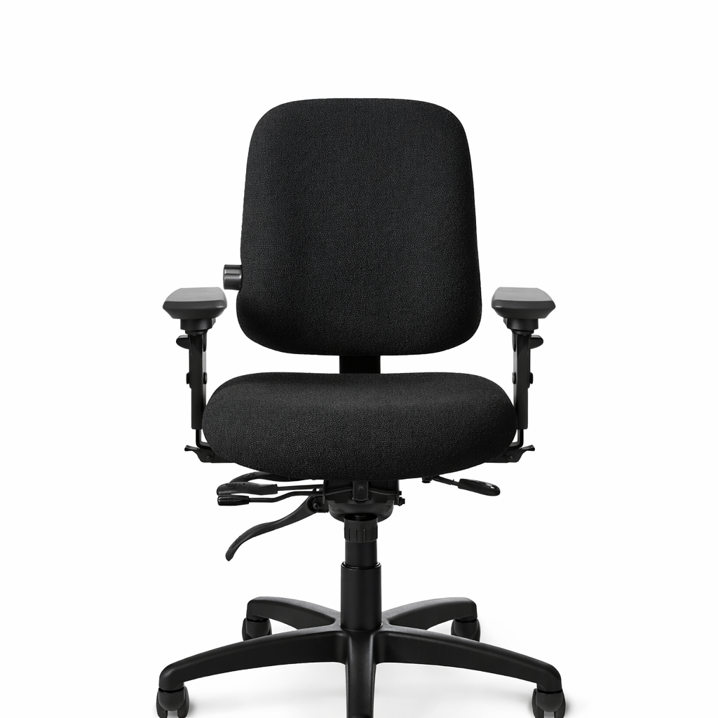 Office Master Paramount Value Series PT74 Low Back Adjustable Lumbar Ergonomic Task Chair