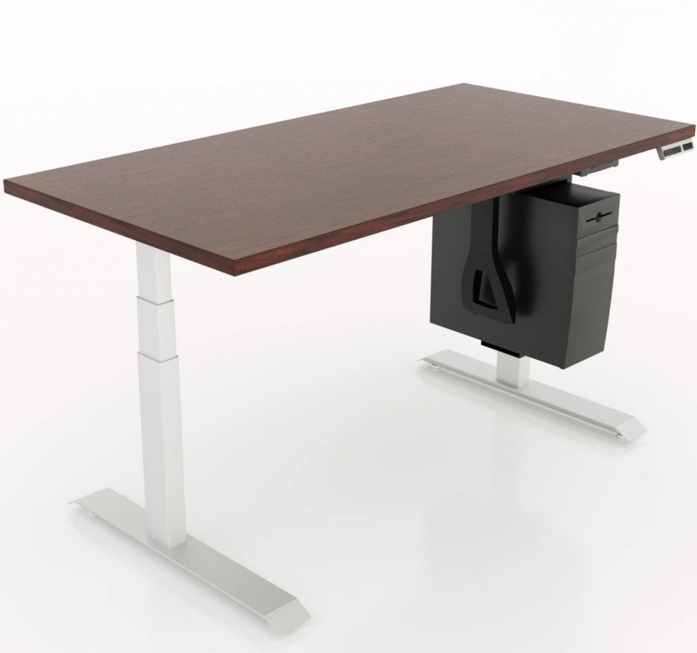 Workrite Vertical CPU Holder - Adjustable Under-Desk Computer Tower Mount