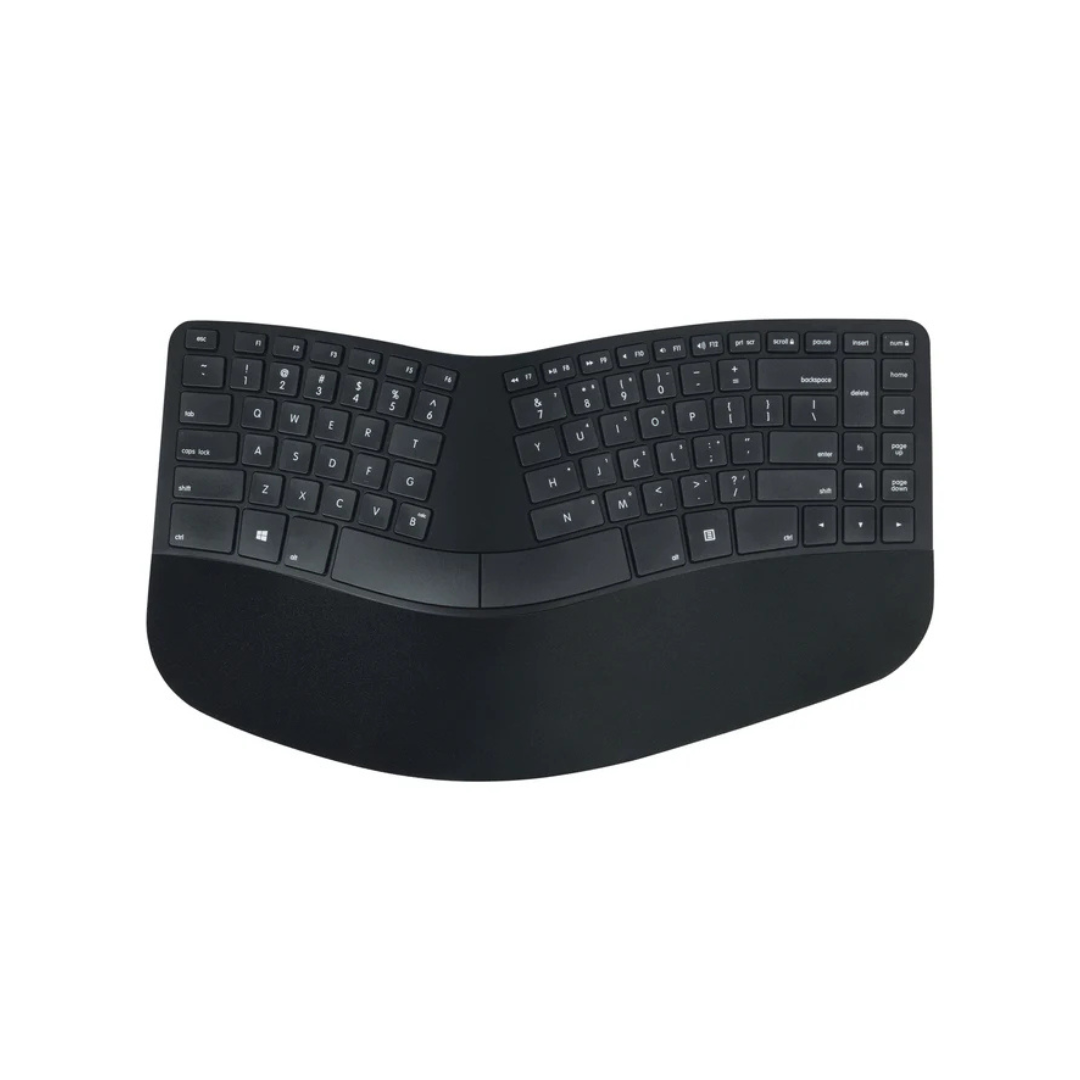 Matias Sculpted ergonomic keyboard with 3D sculpted keys for wrist pain relief - wireless and wired