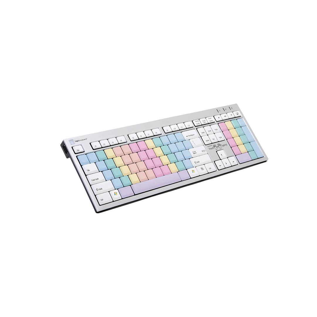 LogicKeyboard Blind Touch Typing Keyboard – Color-Coded Layout for ...