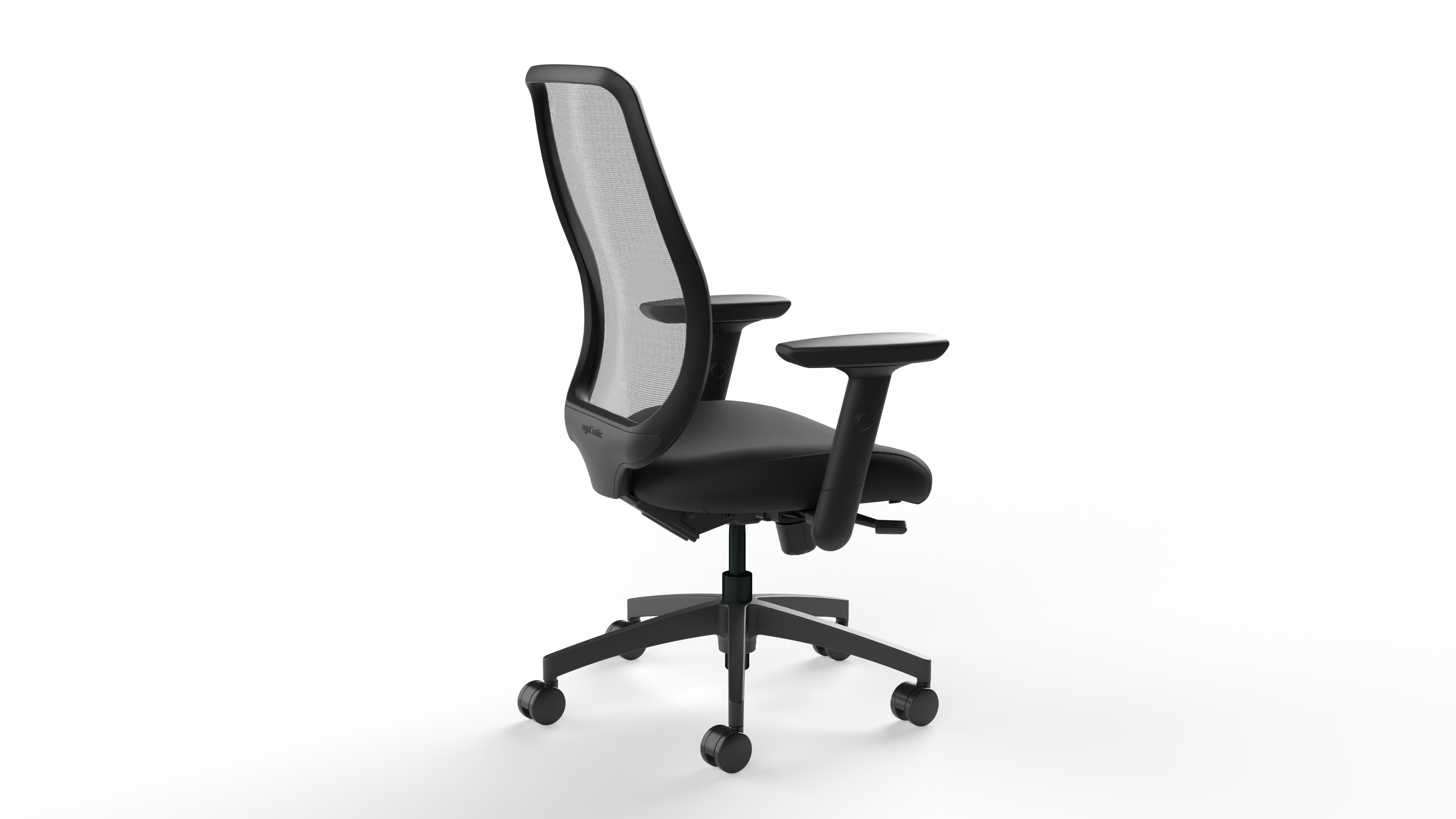ergoCentric Centric Task Chair w/ Adjustable Armrests Side View