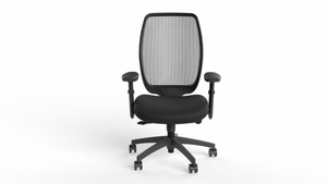 ergoCentric Centric Task Chair w/ Adjustable Armrests Front view