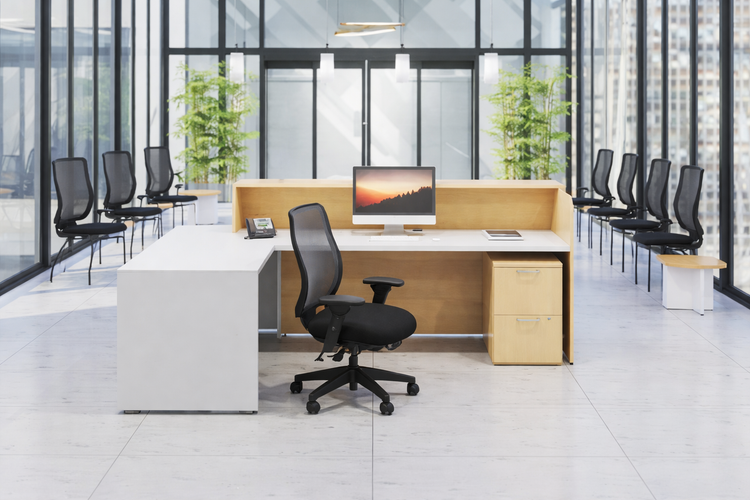 ergoCentric Centric Task Chair w/ Adjustable Armrests Lifestyle