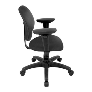 Little Person Black office chair on a white background
