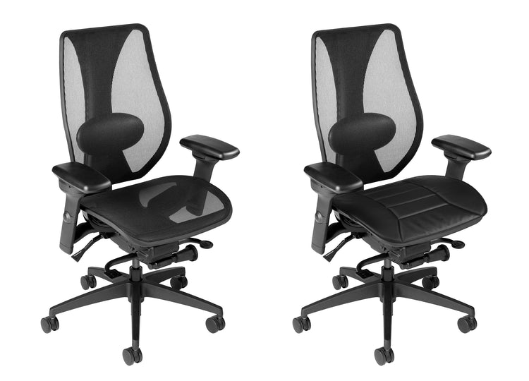 ergoCentric Nymatrix seat cushion - ergonomic office chair comfort accessory on chair