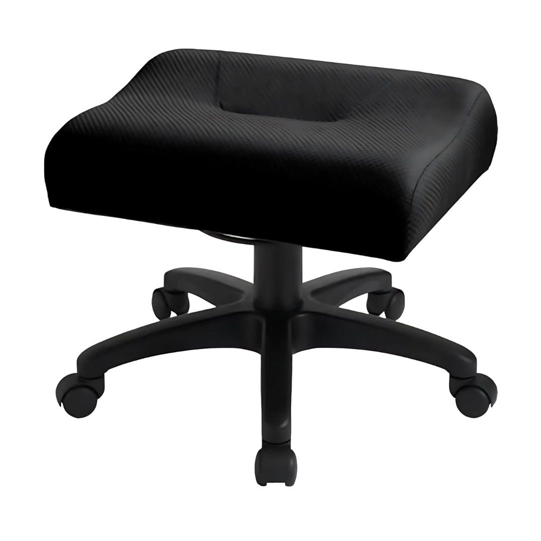 Ergonomic leg rest height-adjustable footrest with memory foam - circulation and posture support