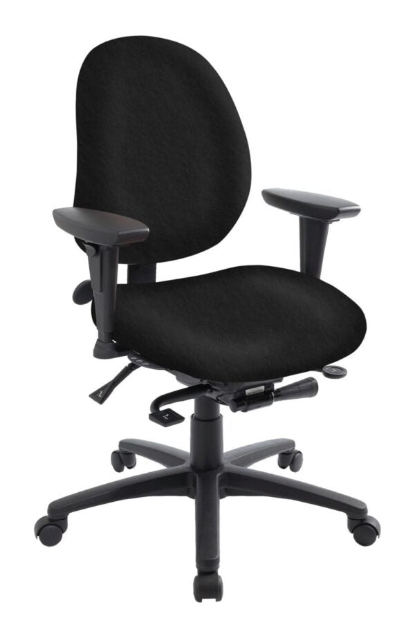 geoCentric Mid Back Ergonomic Chair – Multi-Tilt Mechanism