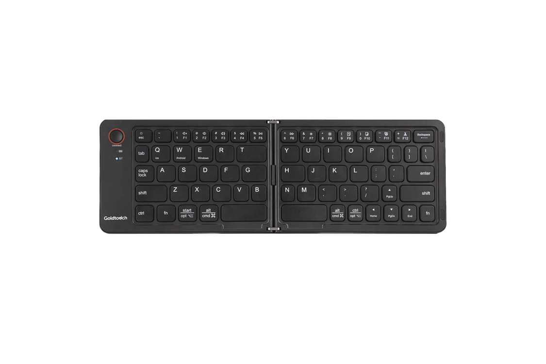 Goldtouch Peapod Mini Bluetooth keyboard — ultra-compact wireless keyboard for tablet and phone