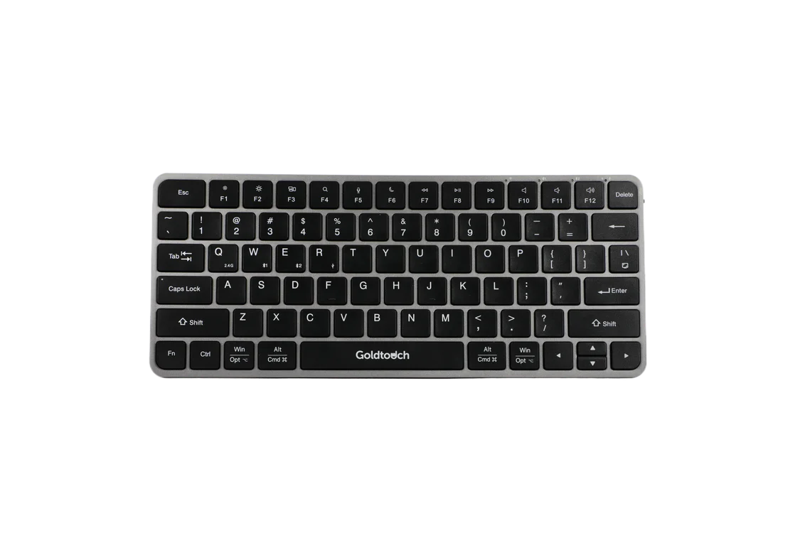 Goldtouch Trident Mini Keyboard KB-X211 — compact 78-key wireless ergonomic keyboard with 2.4GHz and Bluetooth connectivity