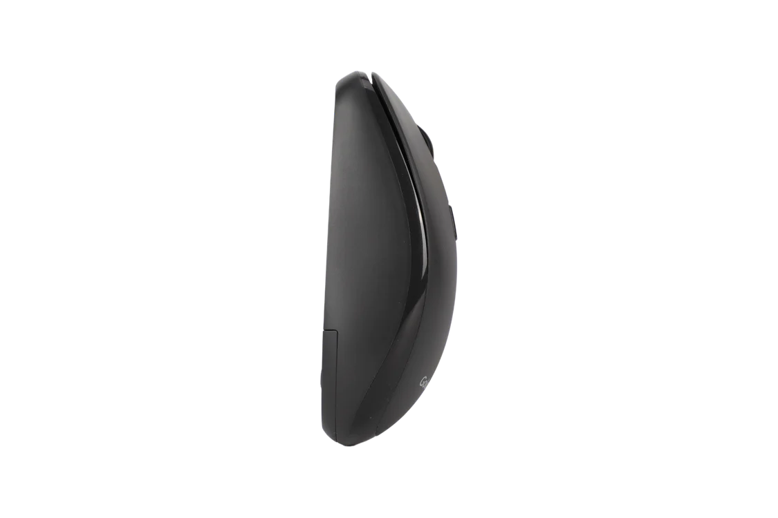 Goldtouch 2.4GHz wireless mouse with nano USB receiver for plug-and-play wireless connection side view