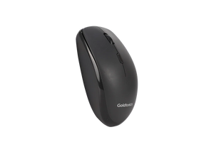 Goldtouch wireless ergonomic mouse top view showing right-handed contoured shape and scroll wheel