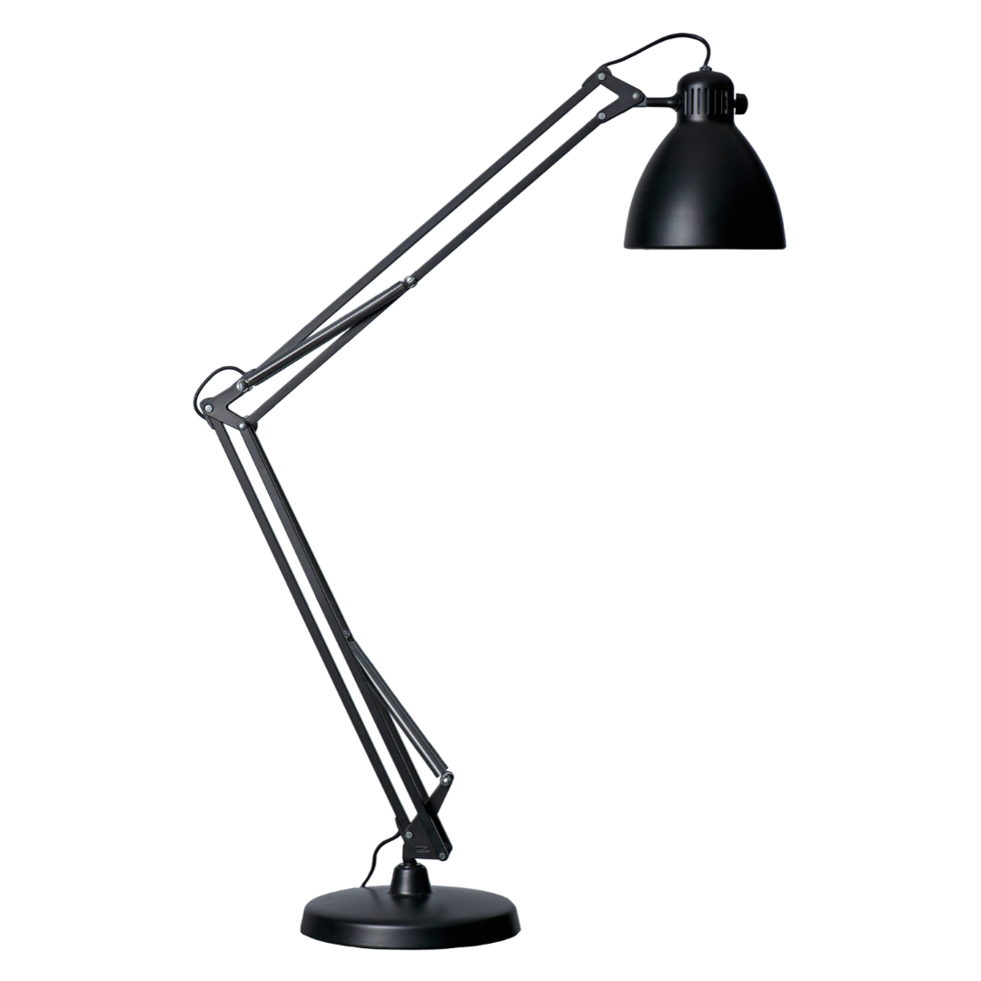 Luxo L-1 LED task light iconic Pixar lamp design adjustable arm desk clamp 400 lumens energy-efficient