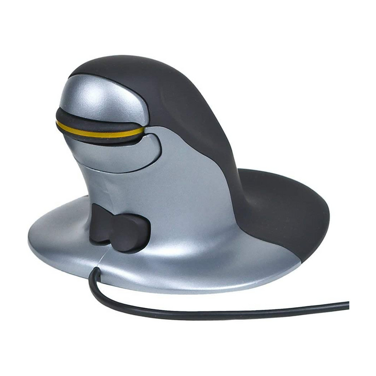 Penguin 3-in-1 ambidextrous vertical mouse for left and right hand - wrist pain and RSI relief