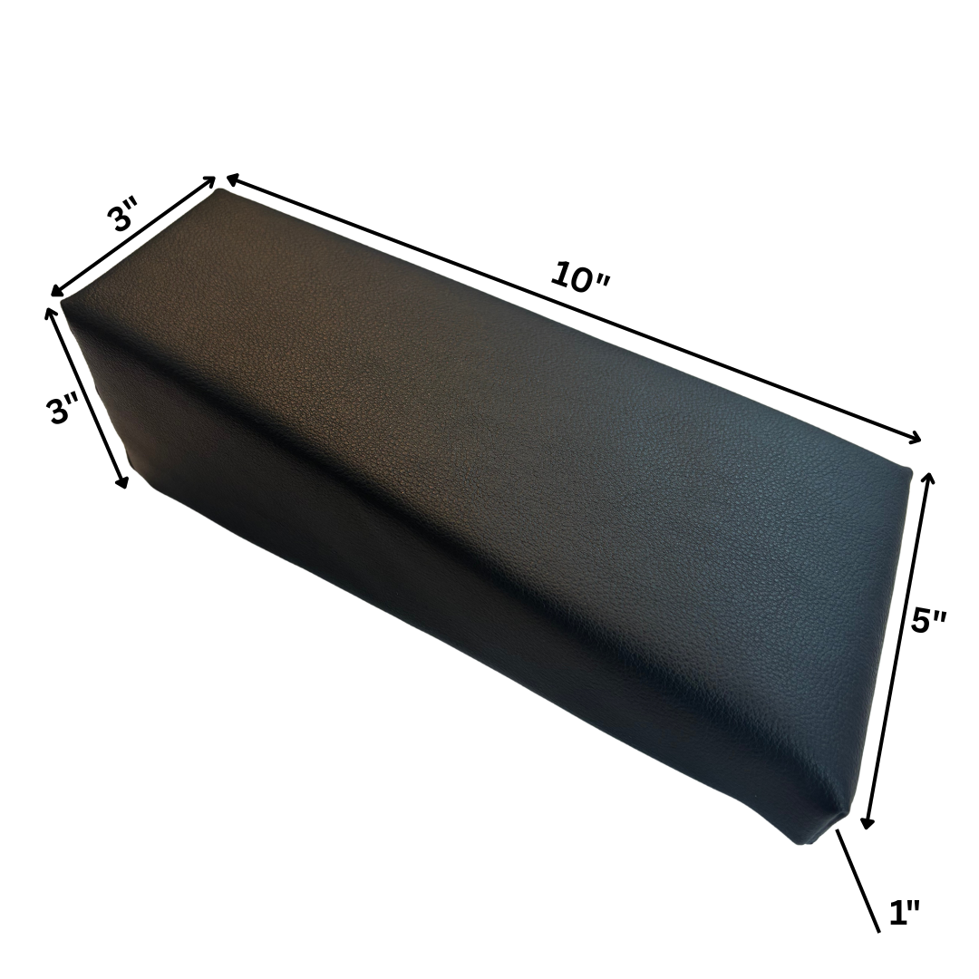 Wedge-Ease ergonomic forearm support for lab and microscope work - wrist and arm cushion 3"