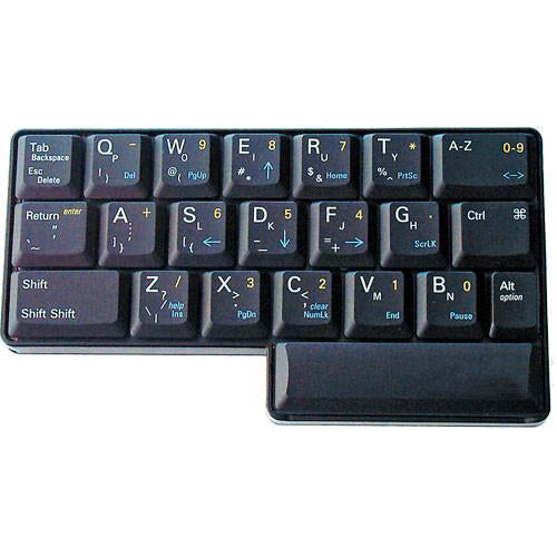Matias Half Keyboard USB for PC or MAC  HK101