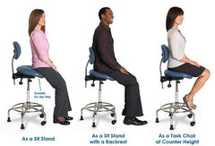 ergoCentric 3-in-1 Sit Stand Chair