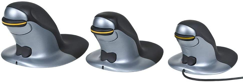 Penguin Vertical Mice, Wired & Wireless and Ambidextrous