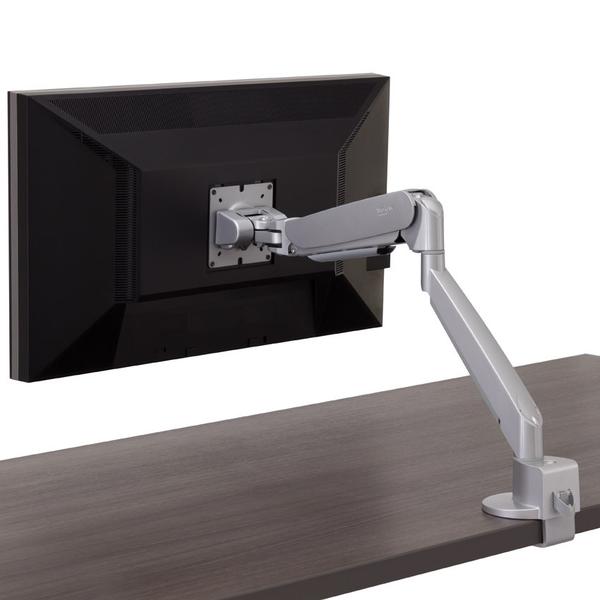 Workrite Conform Heavy-Duty articulating monitor arm for large monitors with enhanced stability