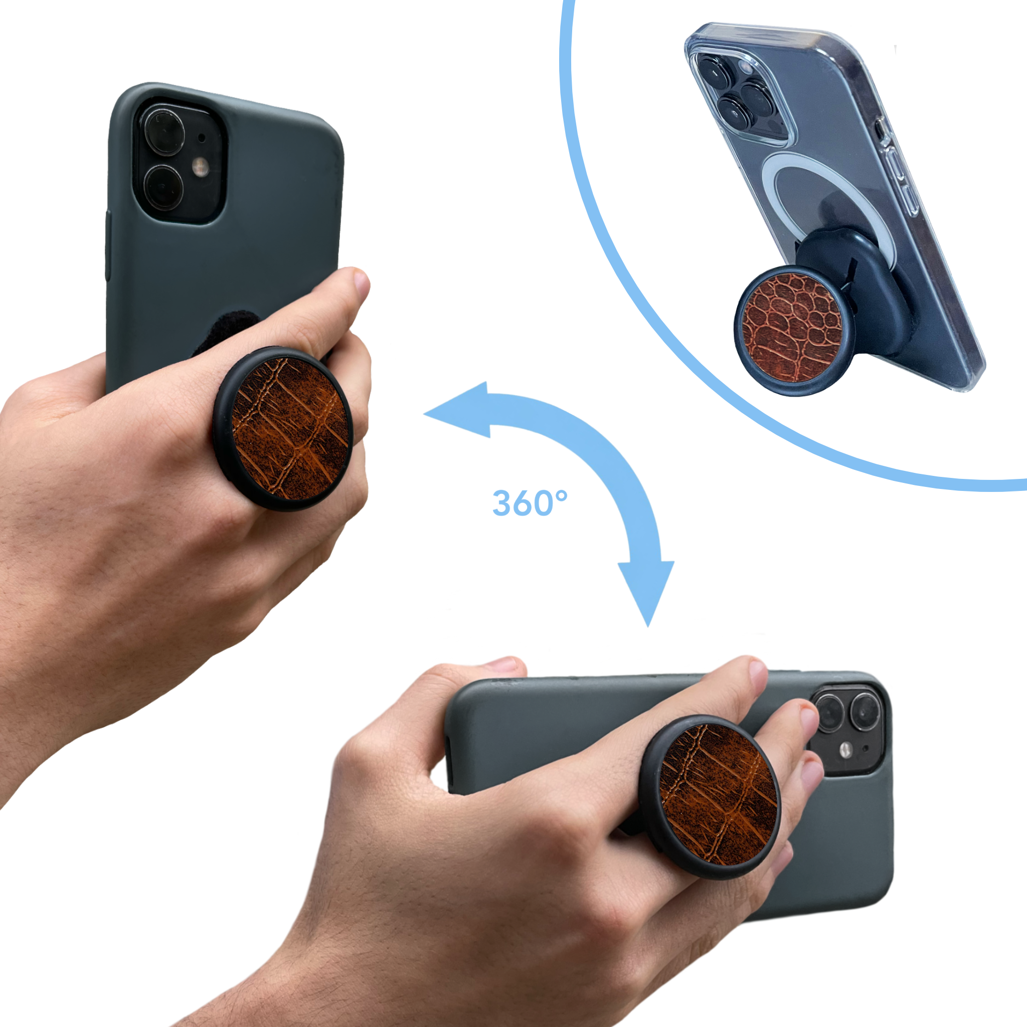 G-Hold Ergonomic Phone Holder & Stand Color: Dragon Skin G-Hold Ergonomic Phone Holder & Stand Color: Dragon Skin