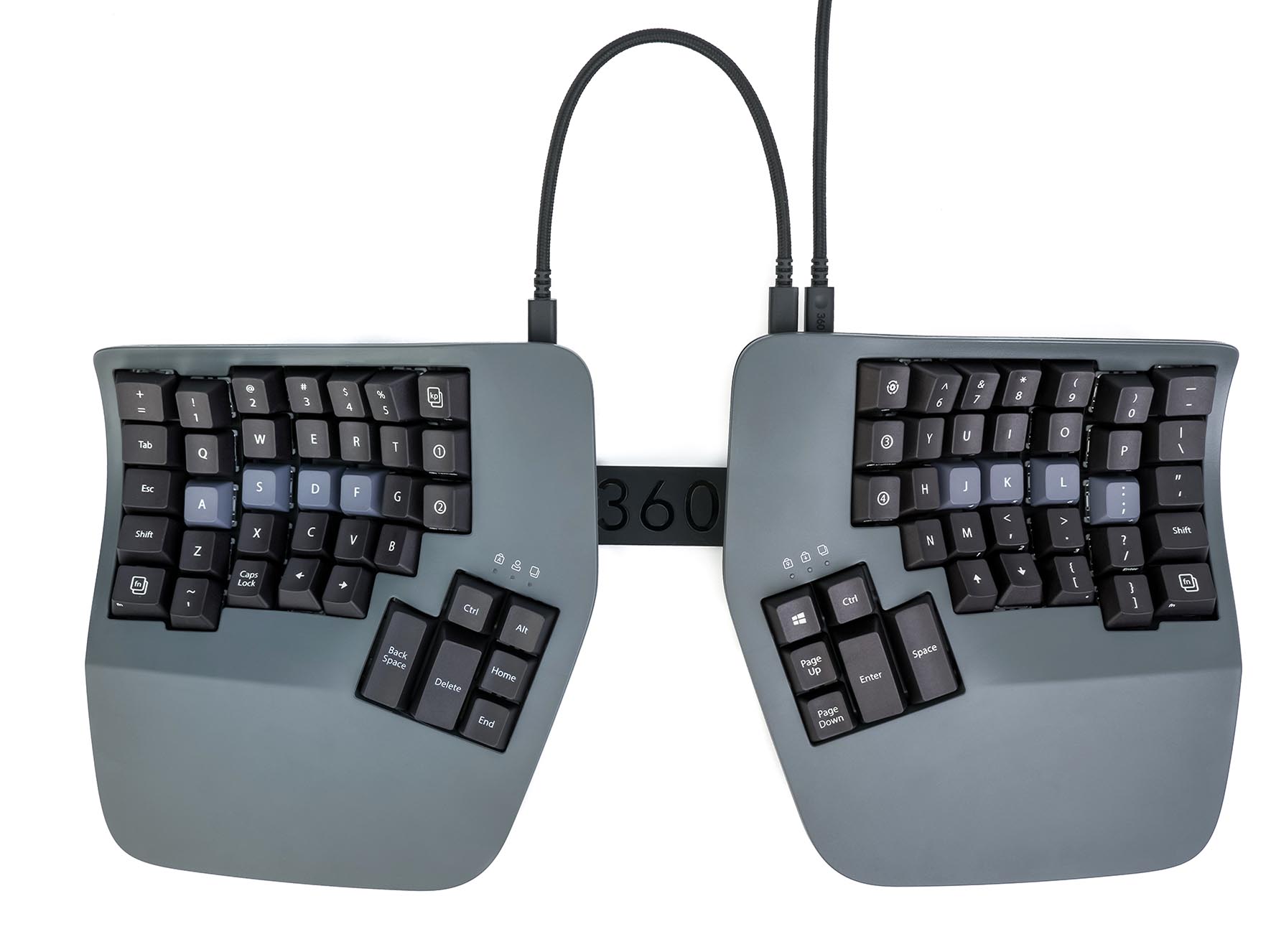 Kinesis Advantage360 Pro wireless split ergonomic keyboard - customizable mechanical typing solution extended