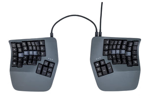 Kinesis Advantage360 Pro wireless split ergonomic keyboard - customizable mechanical typing solution separated top view